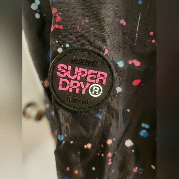 Superdry Print Cagoule Jacket Medium - Picture 8 of 9